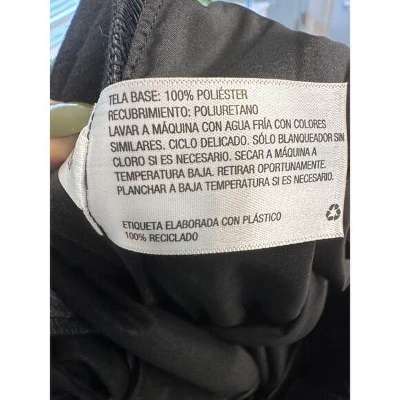 A New Day Women's Black Faux Leather Pull-On Ankle Pants Size Large - Picture 7 of 10